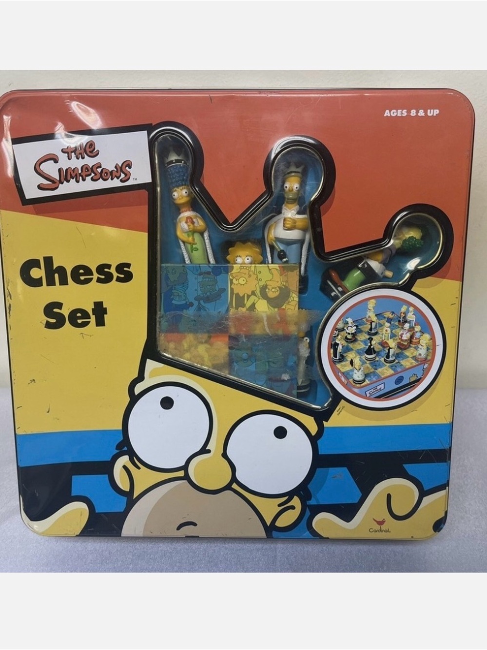 The Simpsons Kids Chess Set - Yellow Family Edition